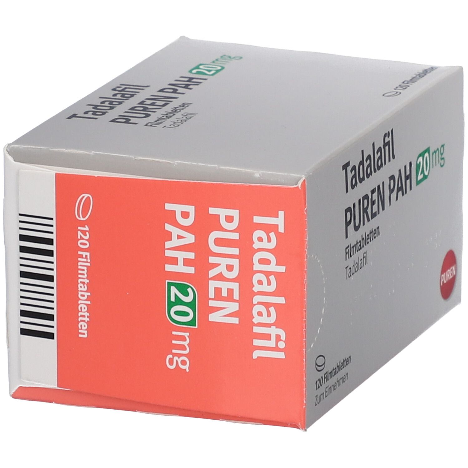 Tadalafil Puren PAH 20 mg Filmtabletten 120 St