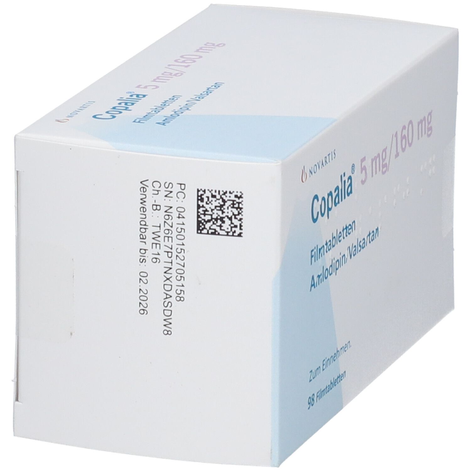 Copalia 5 mg/160 mg Filmtabletten 98 St