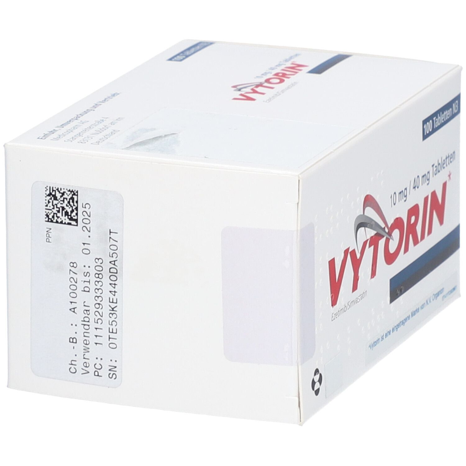 VYTORIN 10 mg/40 mg Tabletten