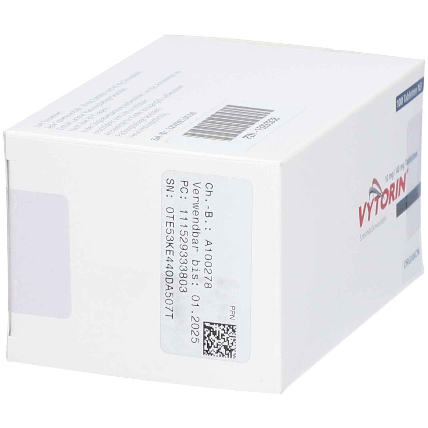 VYTORIN 10 mg/40 mg Tabletten