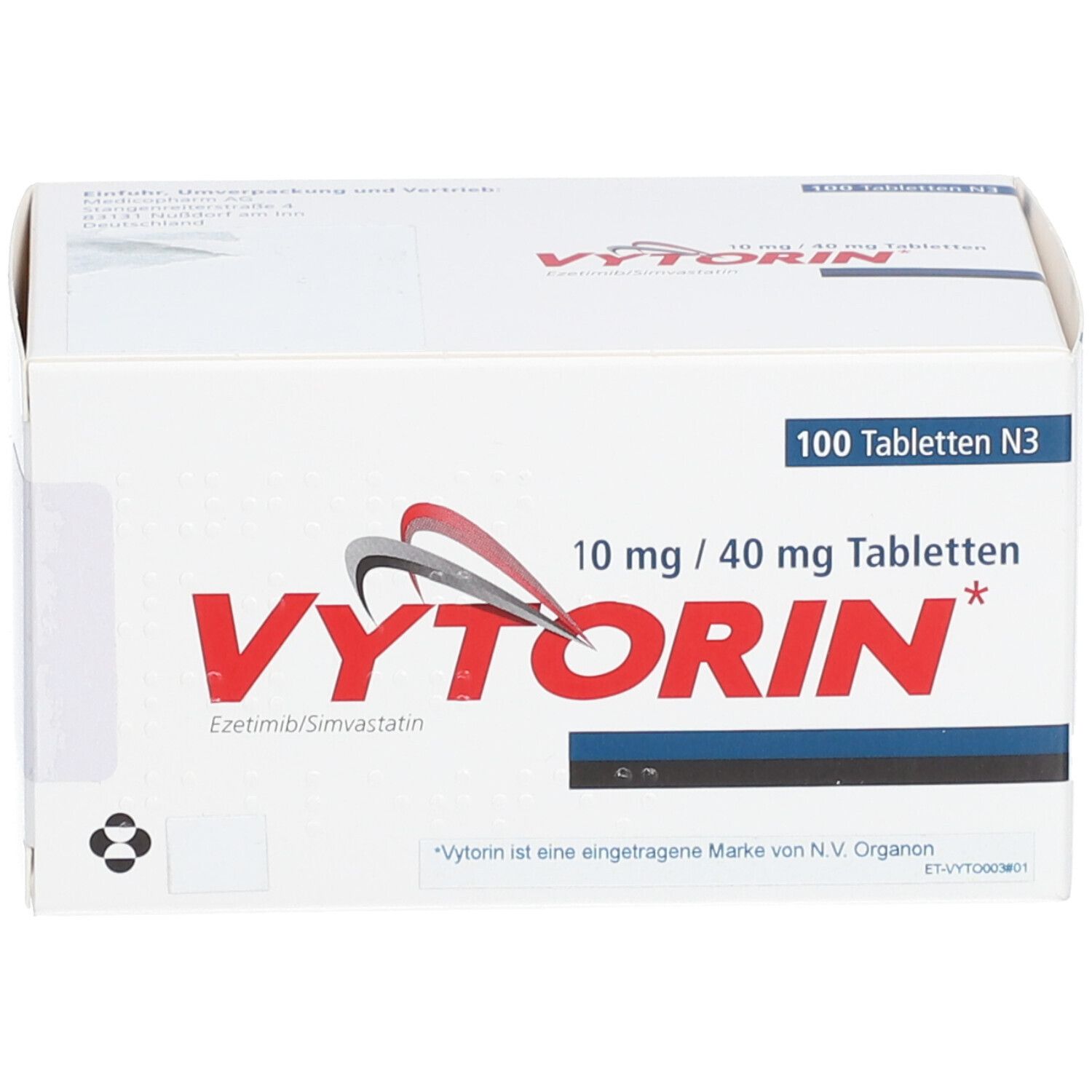 VYTORIN 10 mg/40 mg Tabletten