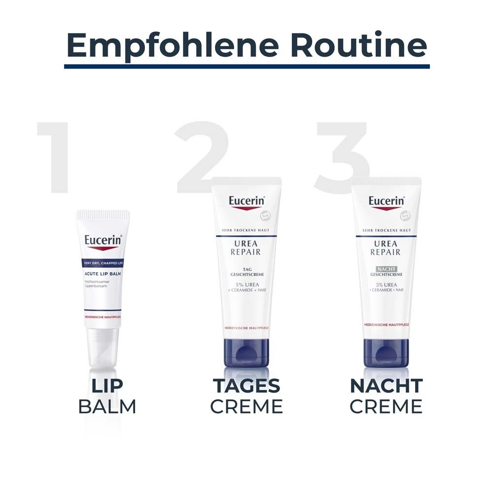 Eucerin® UreaRepair Tag Gesichtscreme – Intensive Feuchtigkeitspflege für trockene bis sehr trockene Haut - Jetzt 20% sparen mit Code "eucerin20"