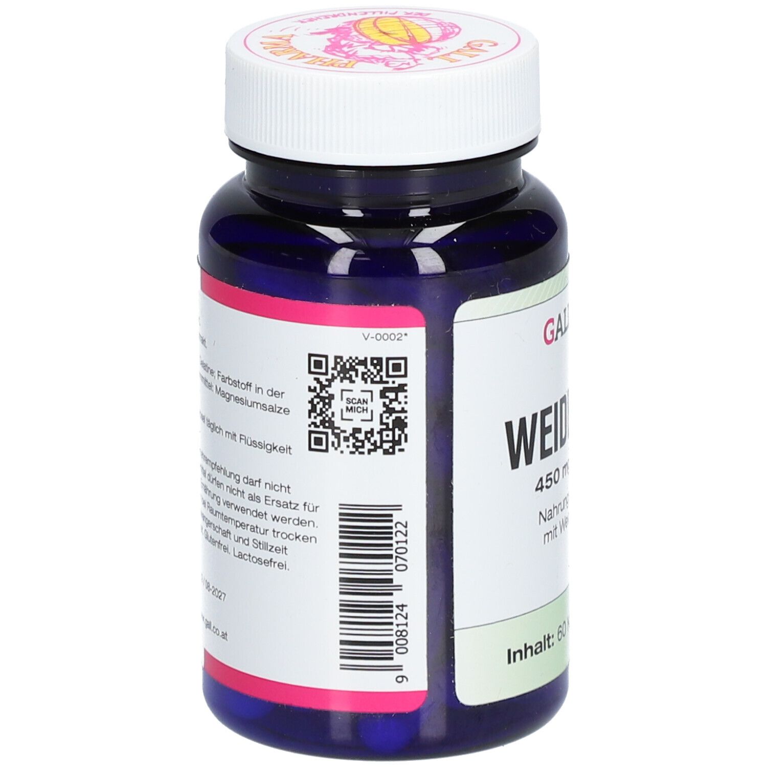 Weidenrinden 450 mg GPH Kapseln 60 St