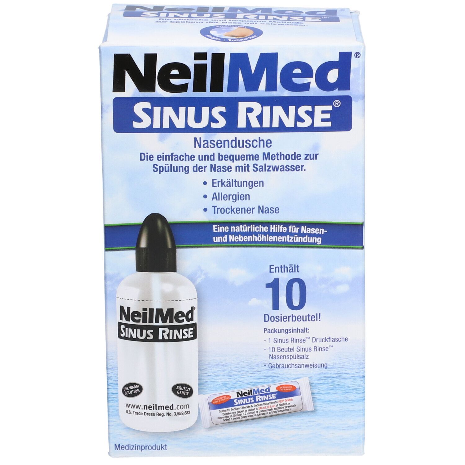 NEILMED Sinus Rinse Nasendusche + Spülsalz