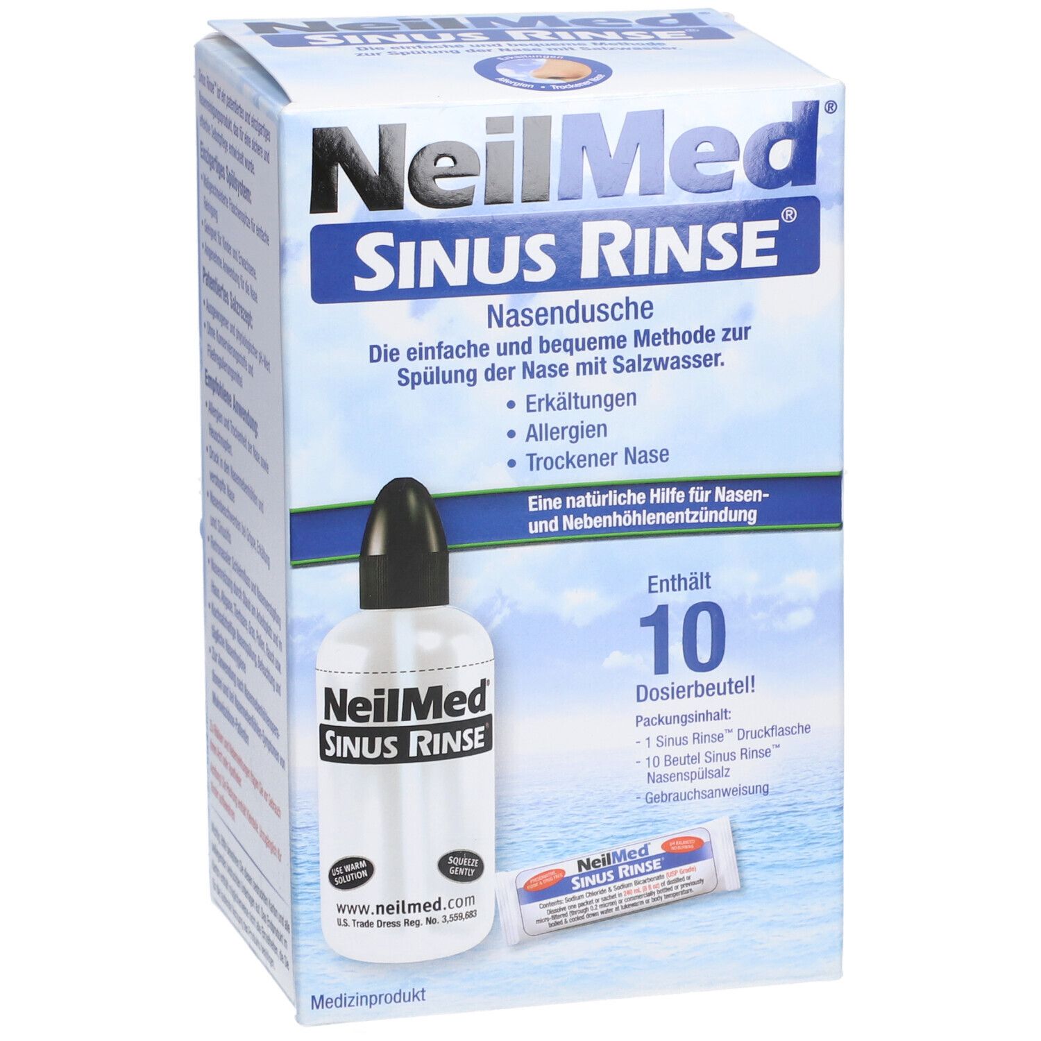 NEILMED Sinus Rinse Nasendusche + Spülsalz