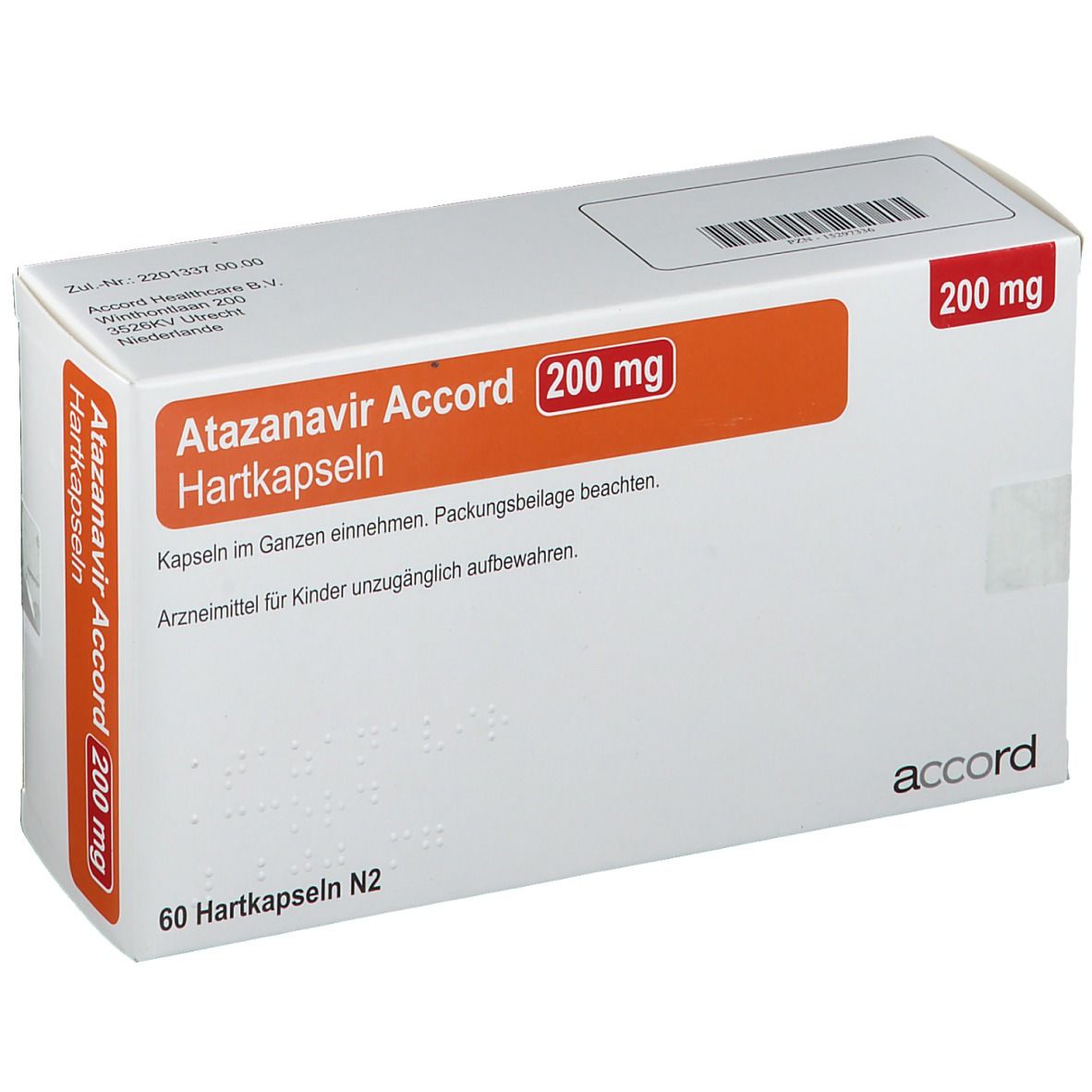 Atazanavir Accord 200 mg