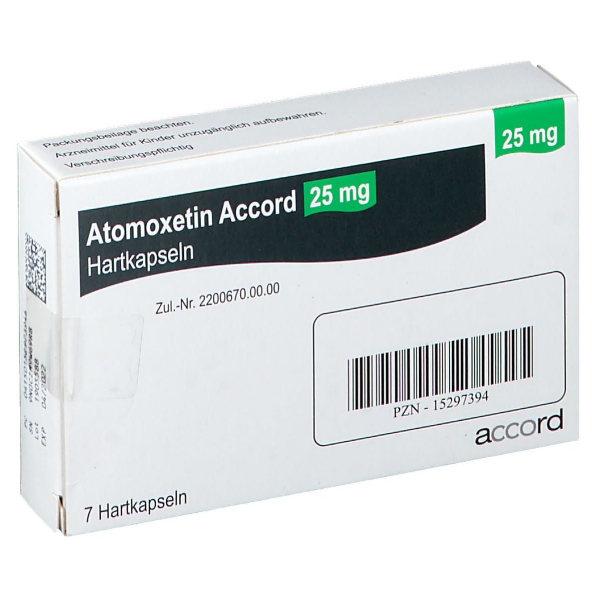 Atomoxetin Accord 25 mg