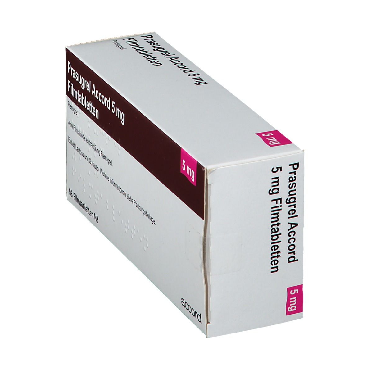 Prasugrel Accord 5 mg Filmtabletten 98 St