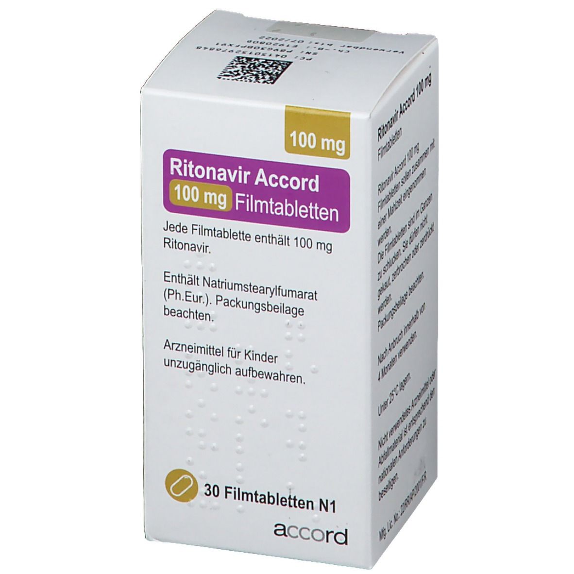 Ritonavir Accord 100 mg