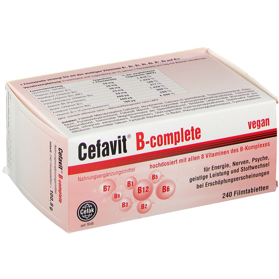 Cefavit B-complete Filmtabletten 240 St