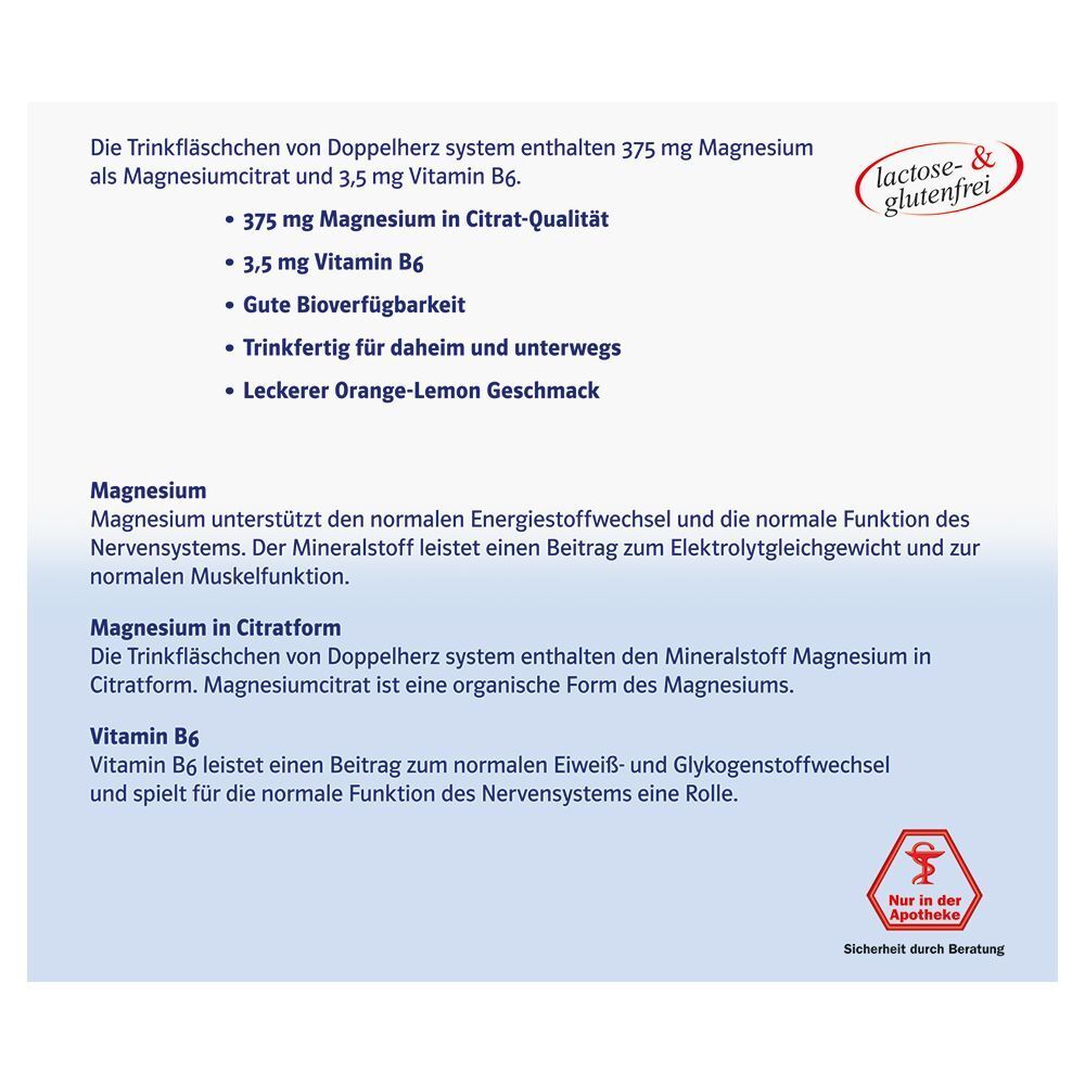 Doppelherz® system MAGNESIUM 375 Liquid