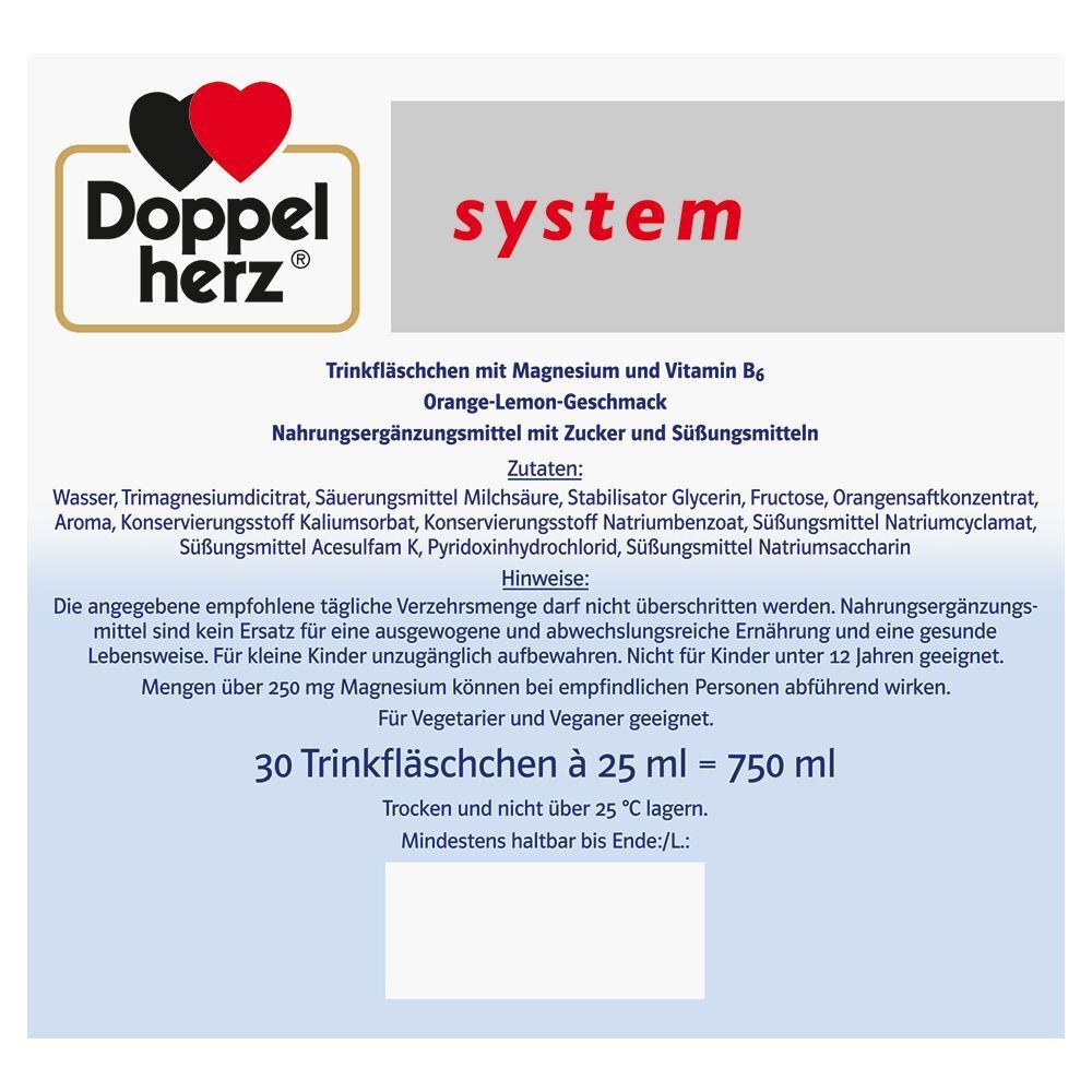 Doppelherz® system MAGNESIUM 375 Liquid