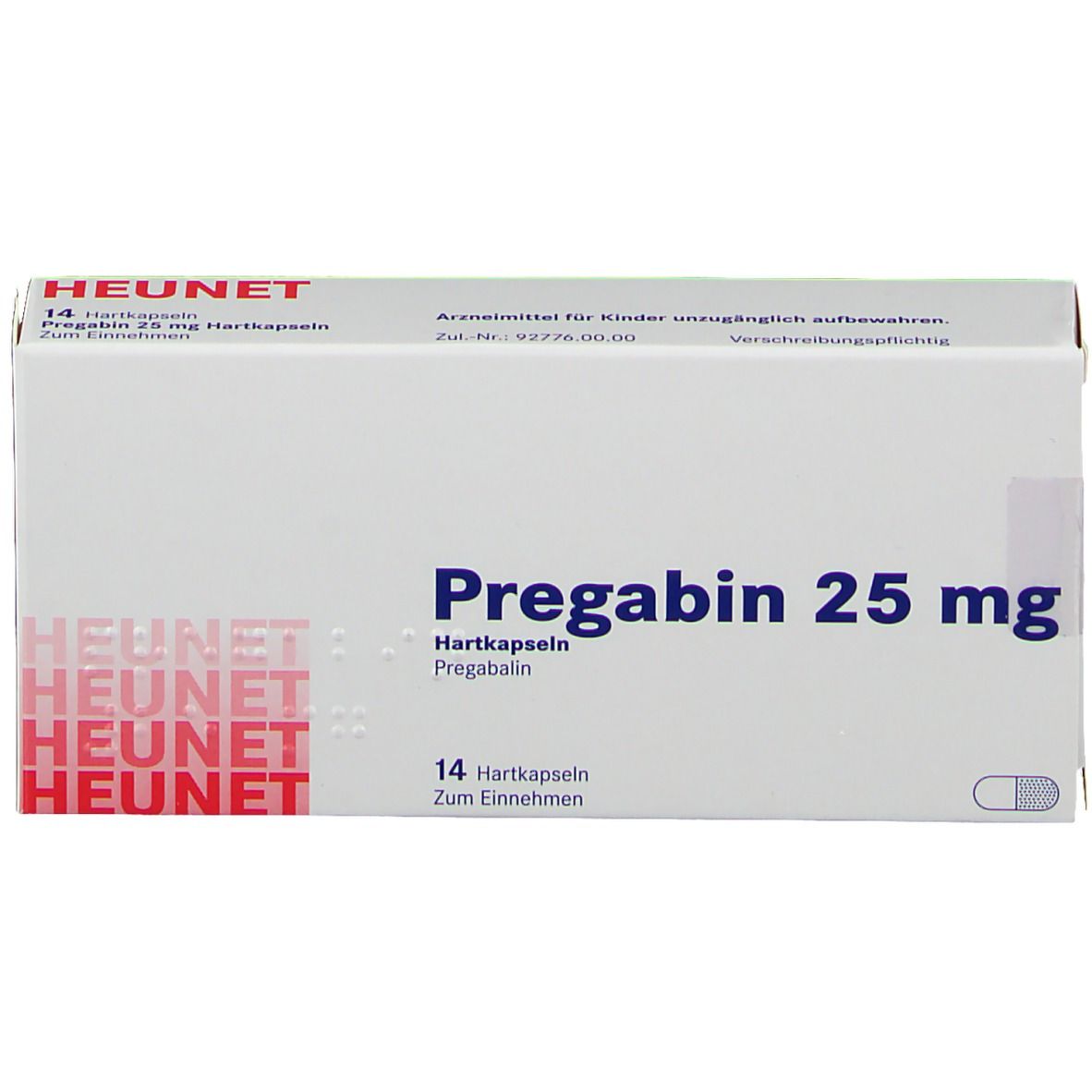 Pregabin 25 mg  Heunet
