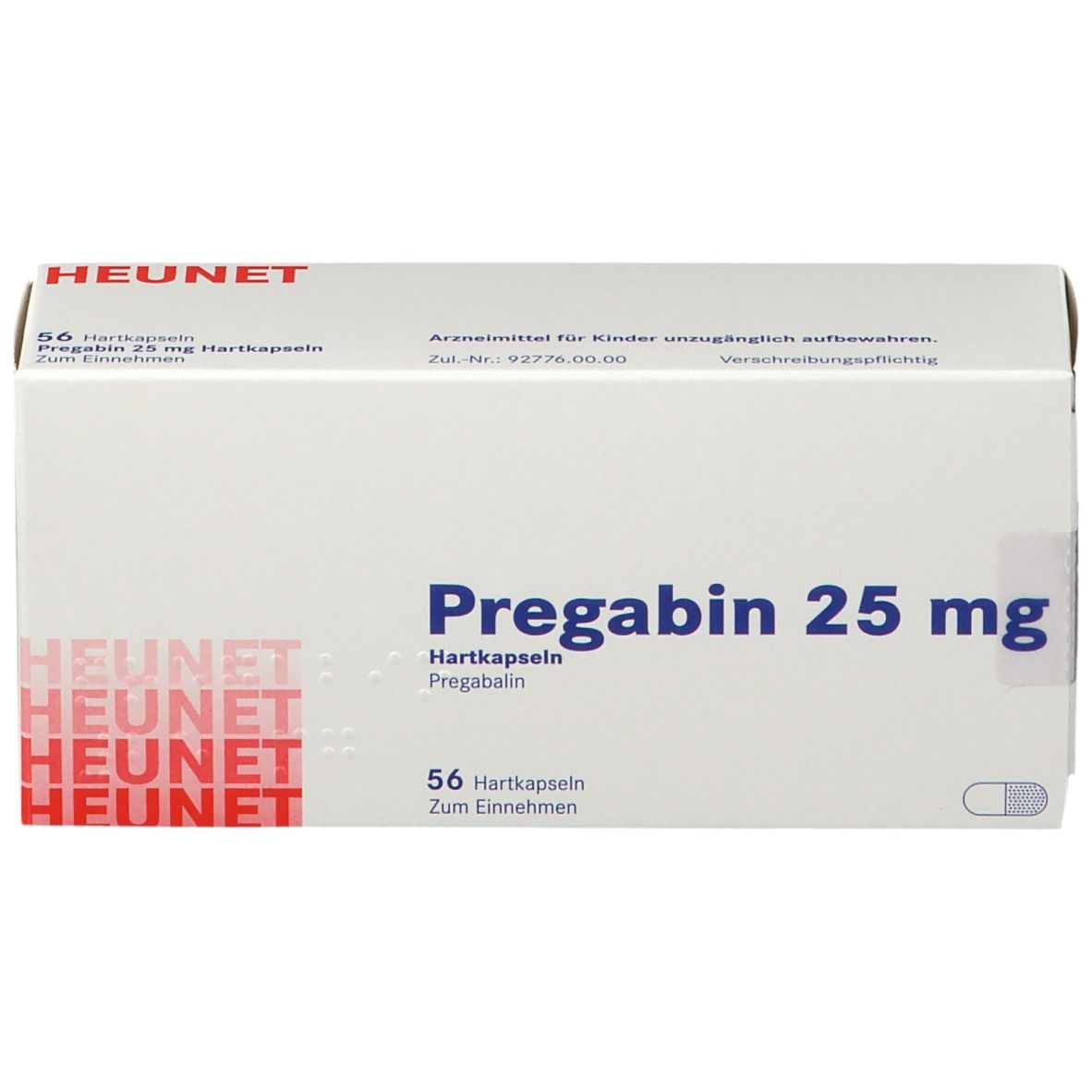 Pregabin 25 mg   Heunet