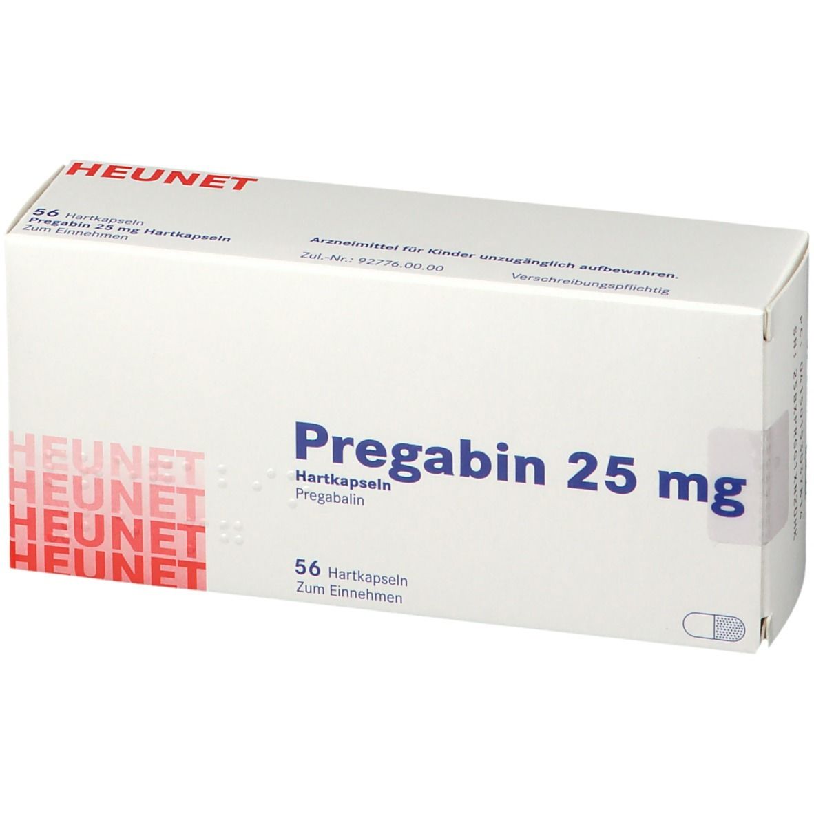 Pregabin 25 mg   Heunet