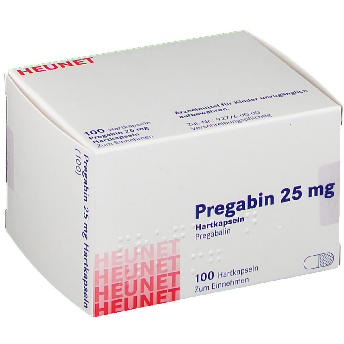 Pregabin 25 mg  Heunet