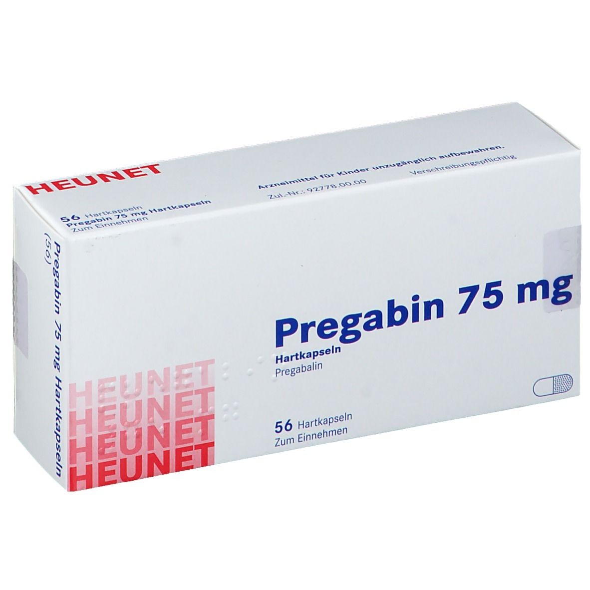 Pregabin 75 mg Hartkapseln Heunet 56 St