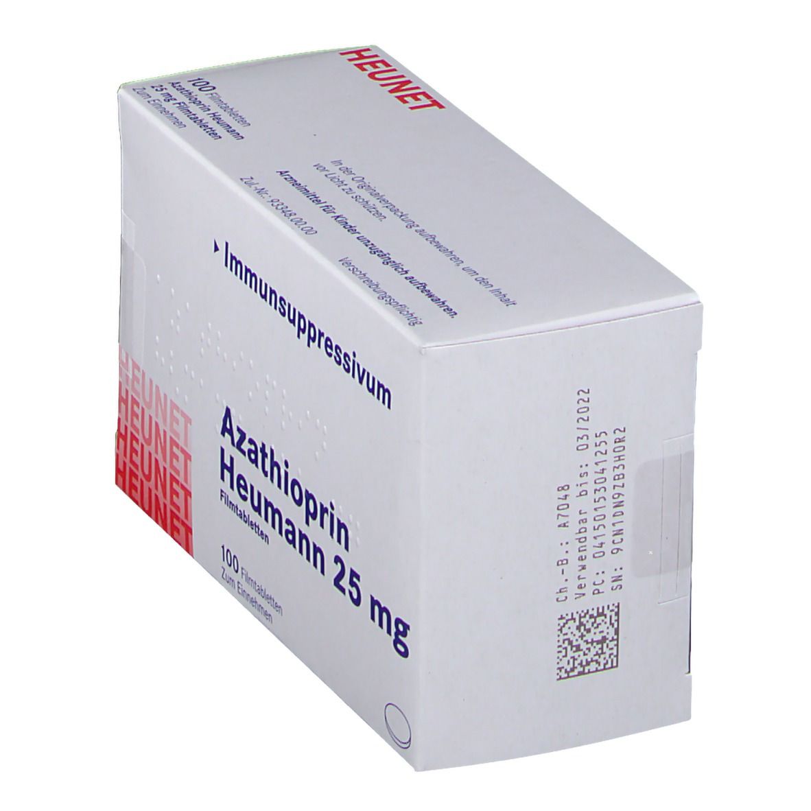 Azathioprin Heumann 25 mg Filmtabletten Heunet 100 St