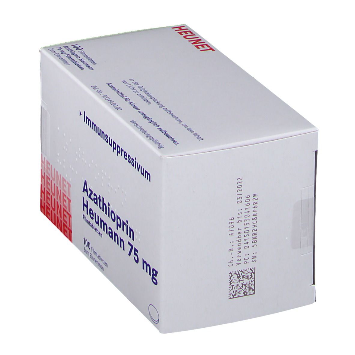 Azathioprin Heumann 75 mg Filmtabletten Heunet 100 St