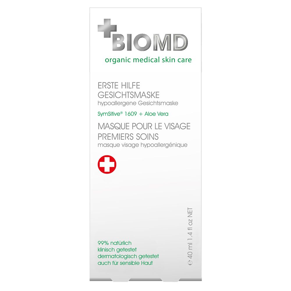 BIOMD Erste Hilfe hypoallergene Gesichtsmaske