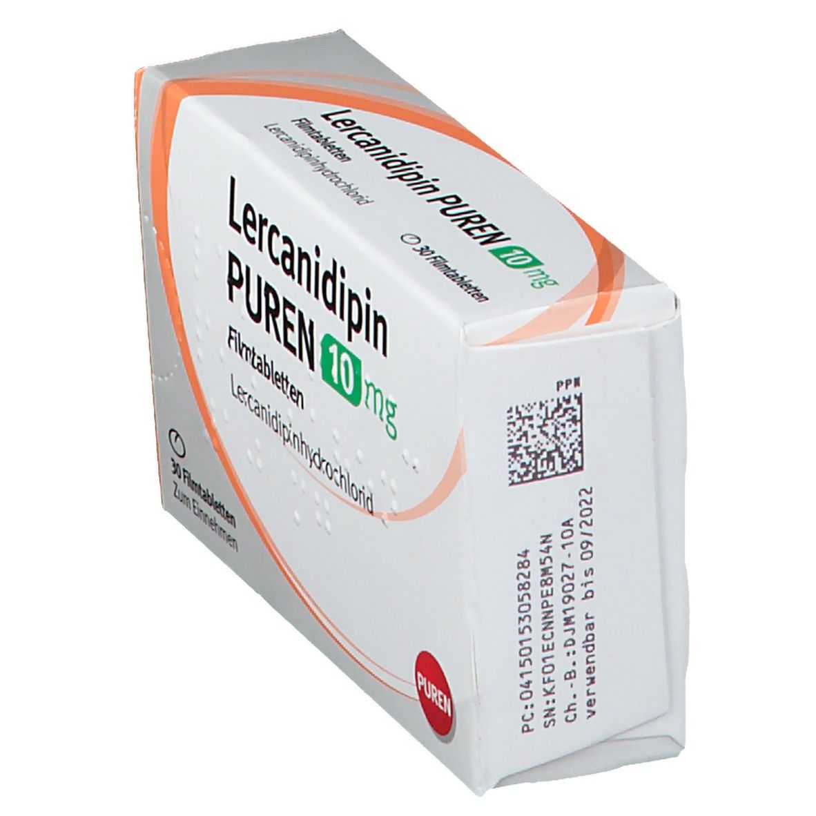 Lercanidipin Puren 10 mg Filmtabletten 30 St