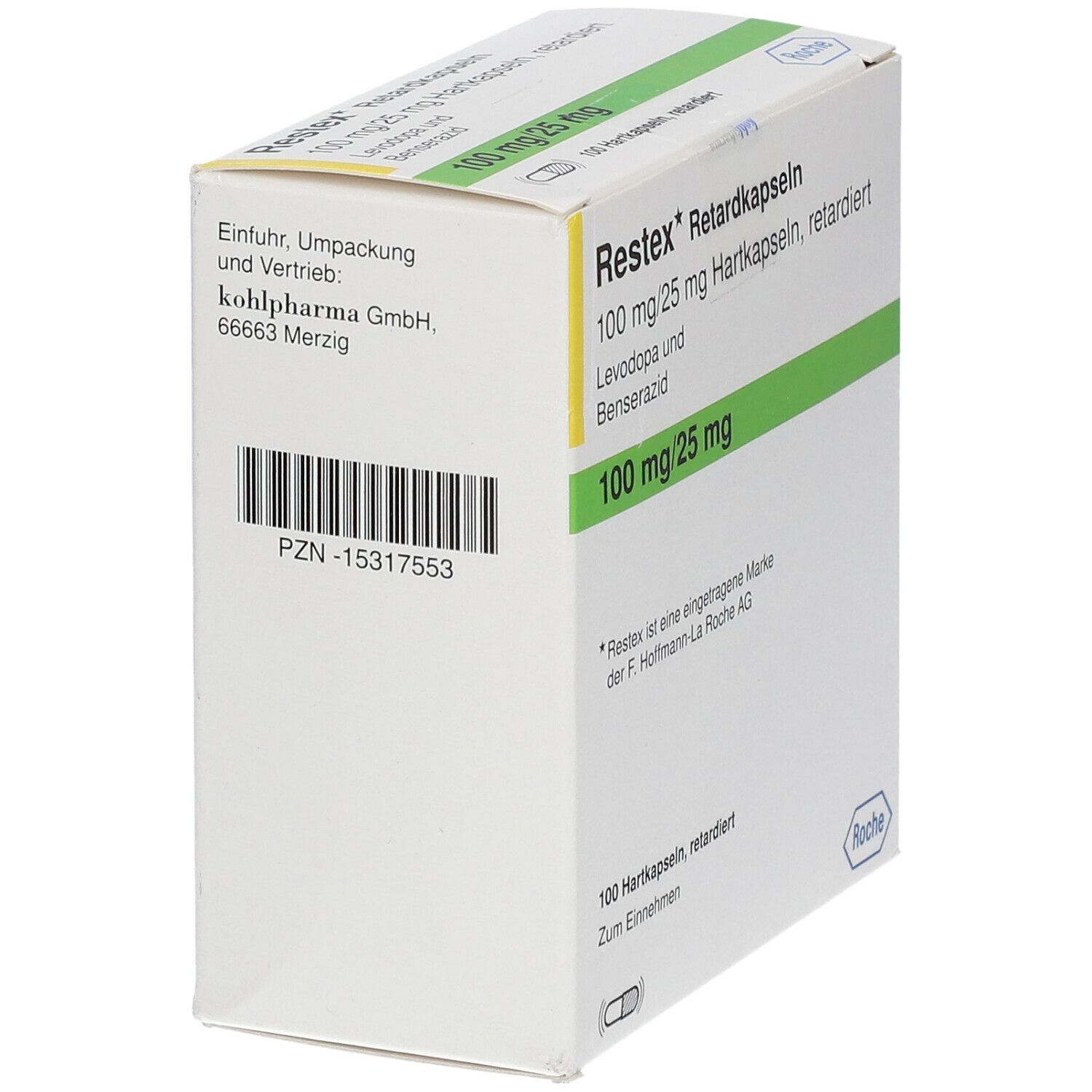 Restex 100 mg/25 mg Hartkapseln retardiert St Retard-Kapseln