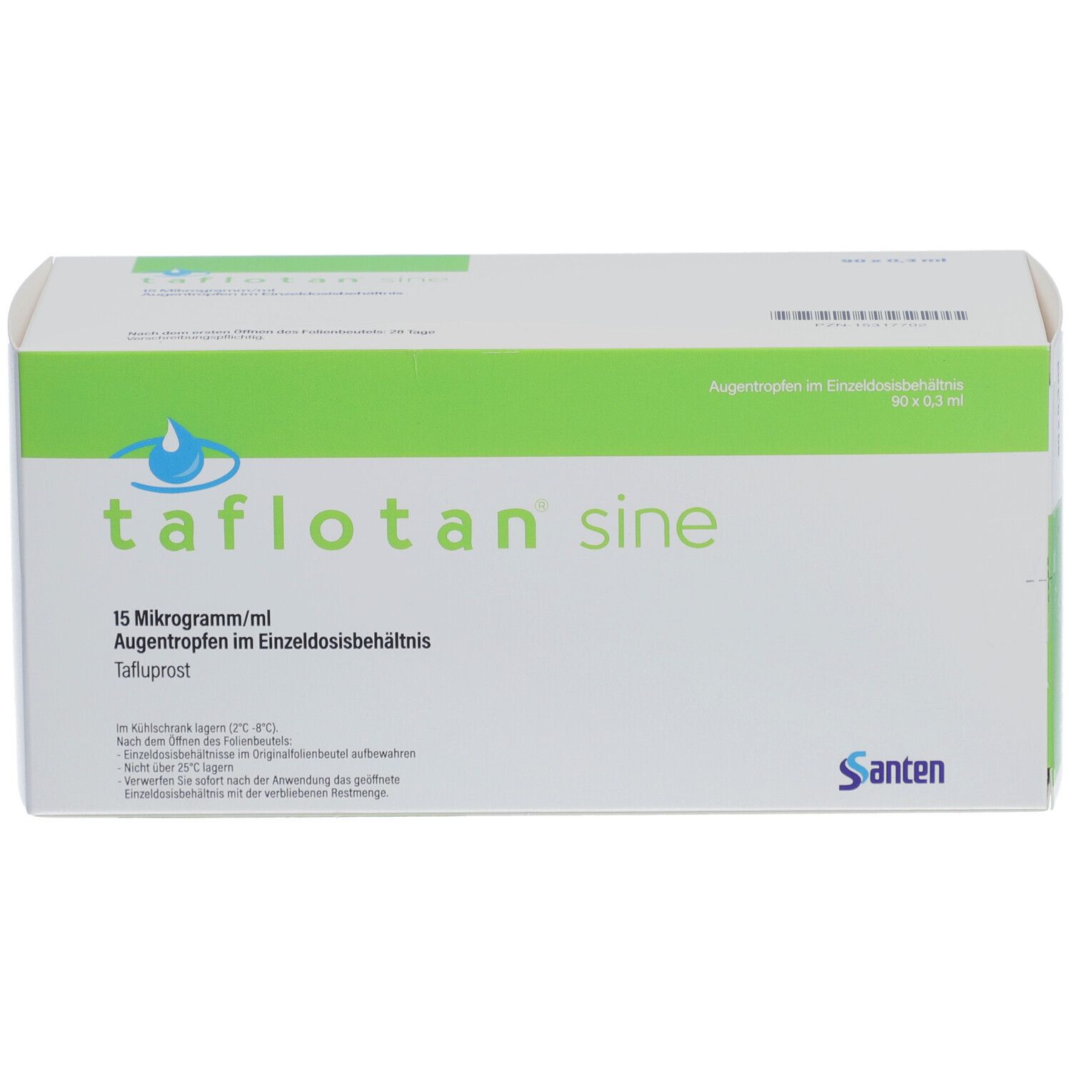 TAFLOTAN sine 15 µg/ml Augentr.im Einzeldosisbeh.