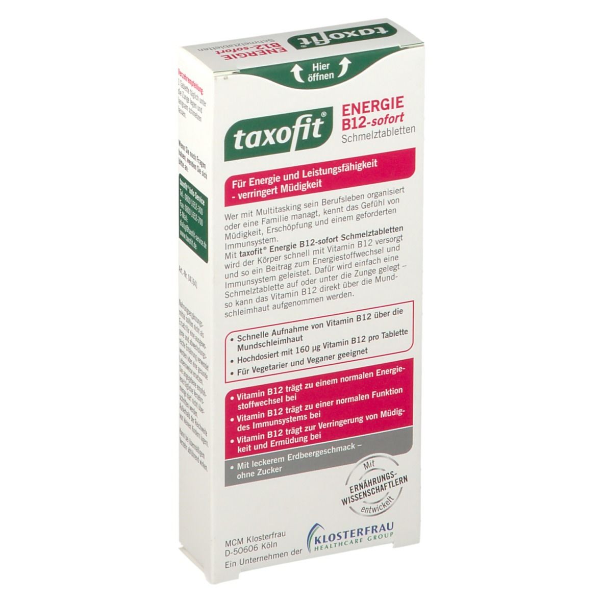taxofit® ENERGIE B12-SOFORT