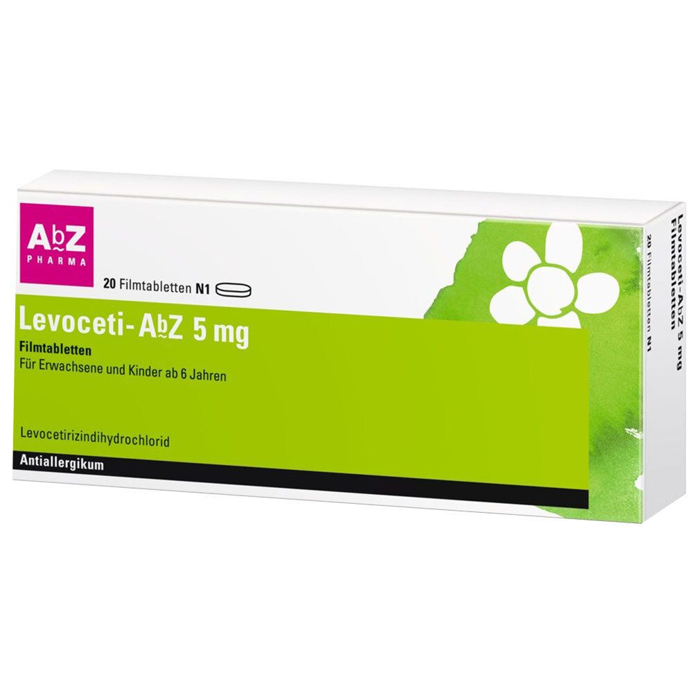 LEVOCETI-AbZ 5 mg Filmtabletten 20 St