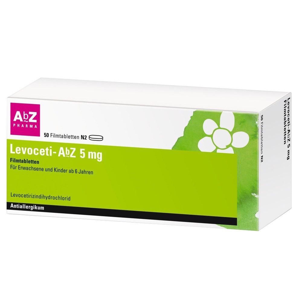 LEVOCETI-AbZ 5 mg Filmtabletten 50 St