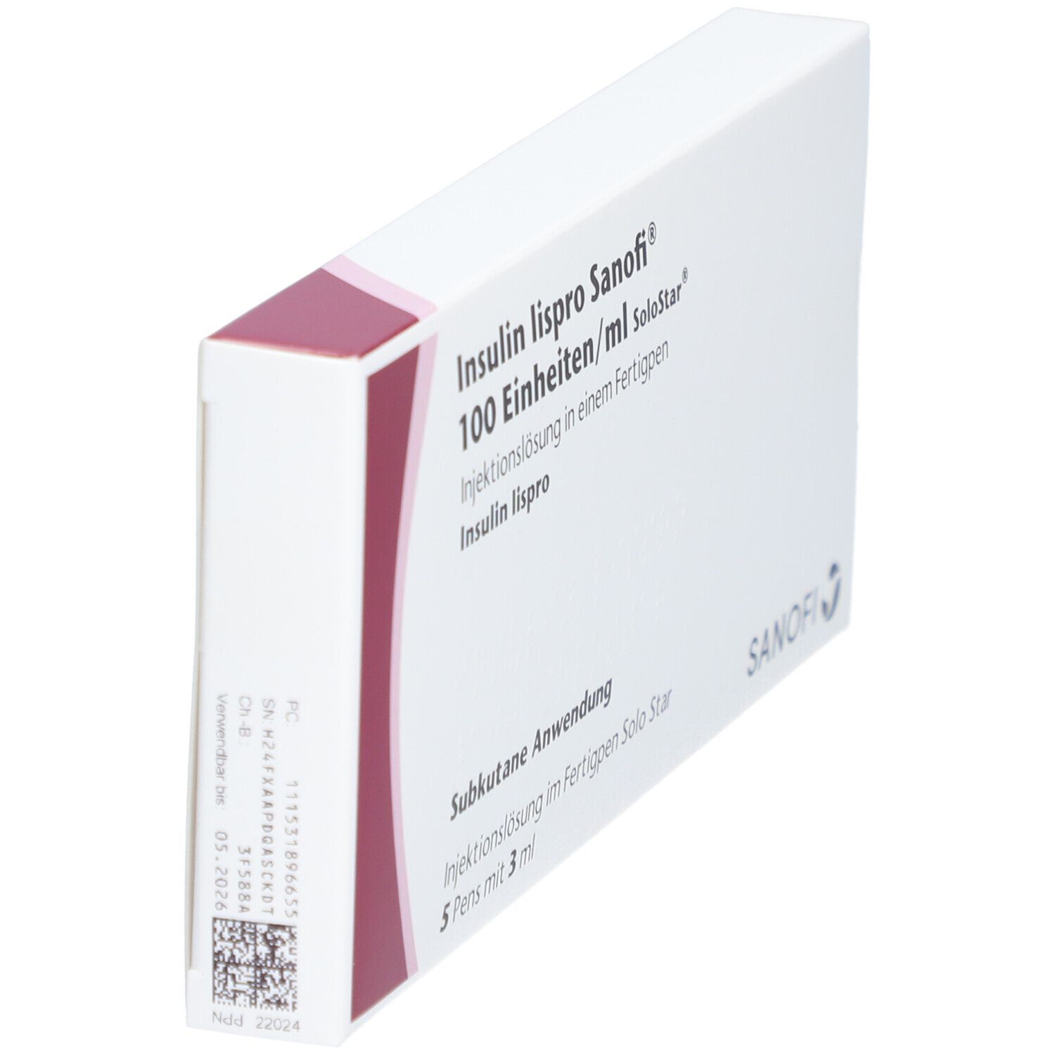 INSULIN LISPRO Sanofi 100 E/ml Inj.-Lsg.Fertigpen