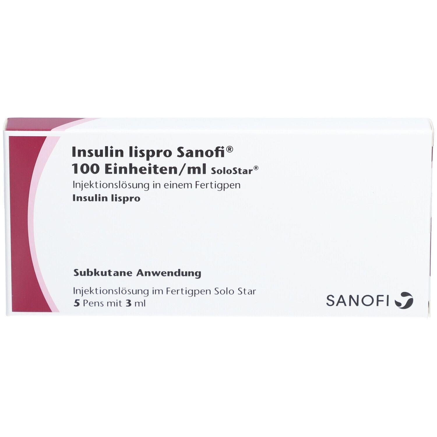 INSULIN LISPRO Sanofi 100 E/ml Inj.-Lsg.Fertigpen