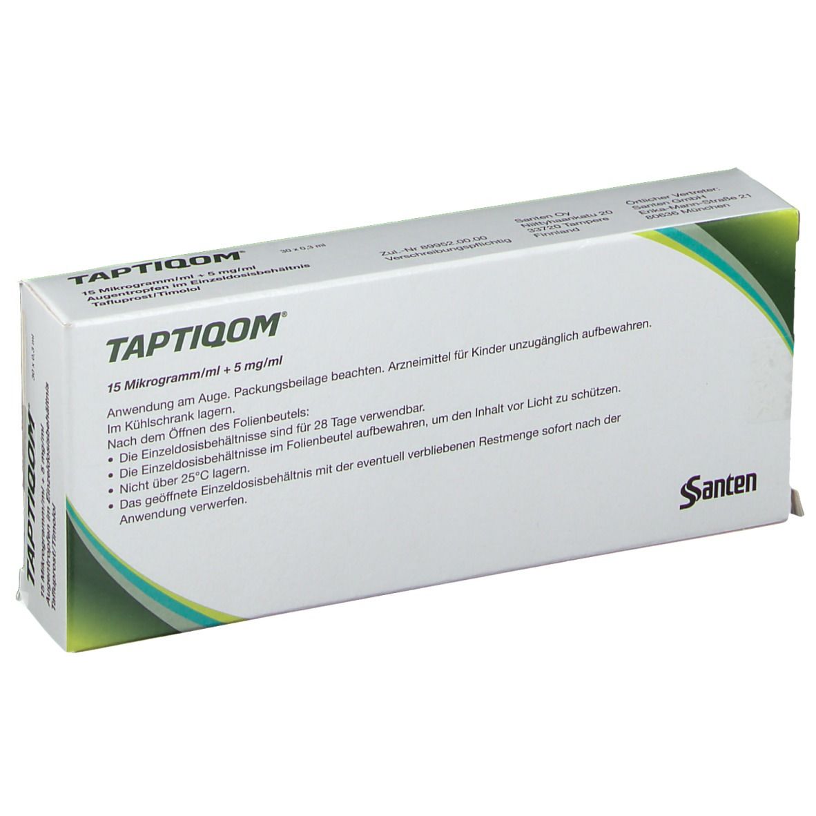 TAPTIQOM® 15 µg/ml + 5 mg/ml