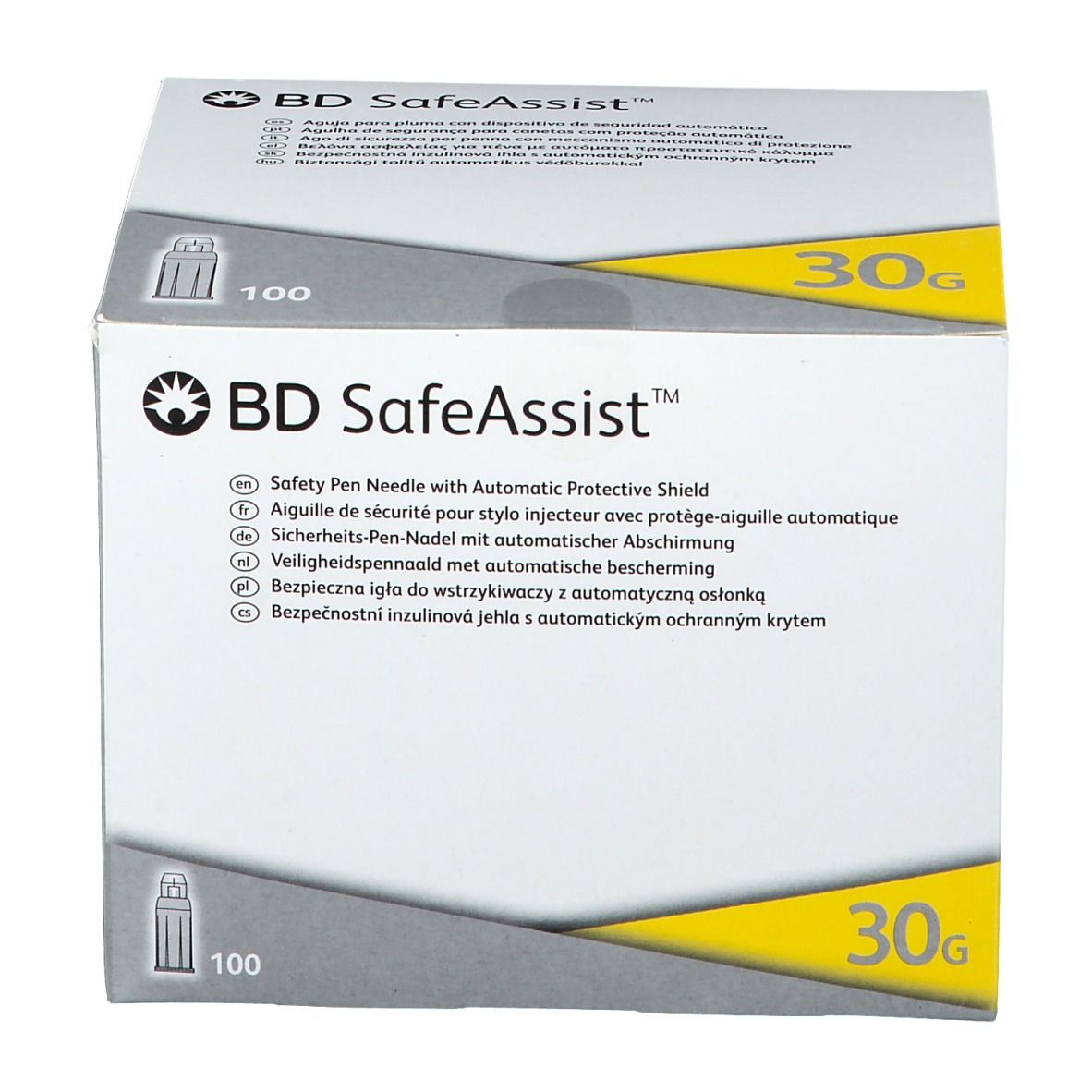 BD SAFEASSIST Sicherheits-Pen-Nadel 30 Gx 8 mm