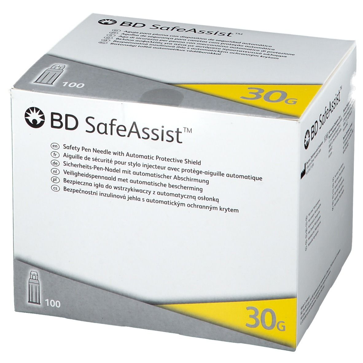 BD SAFEASSIST Sicherheits-Pen-Nadel 30 Gx 8 mm