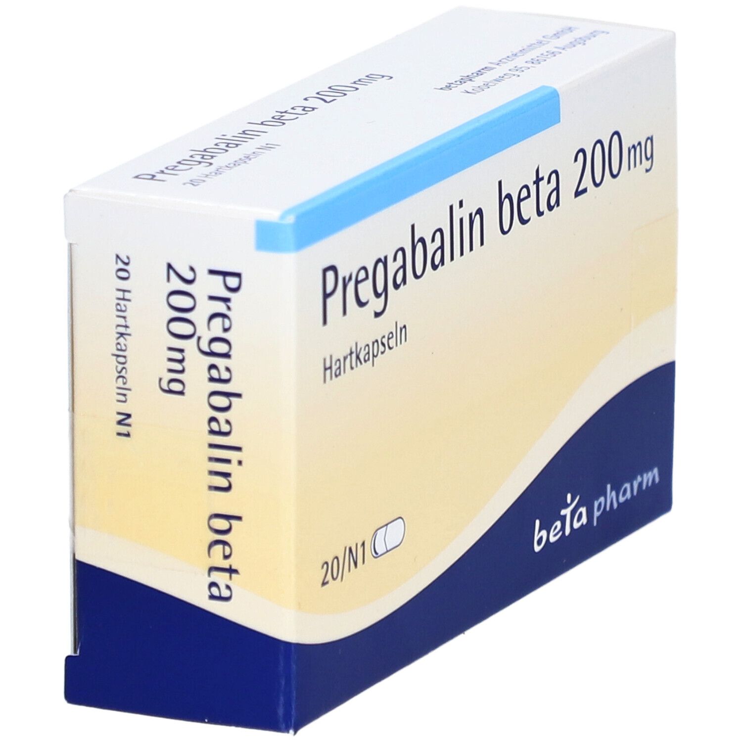 Pregabalin beta 200 mg Hartkapseln 20 St