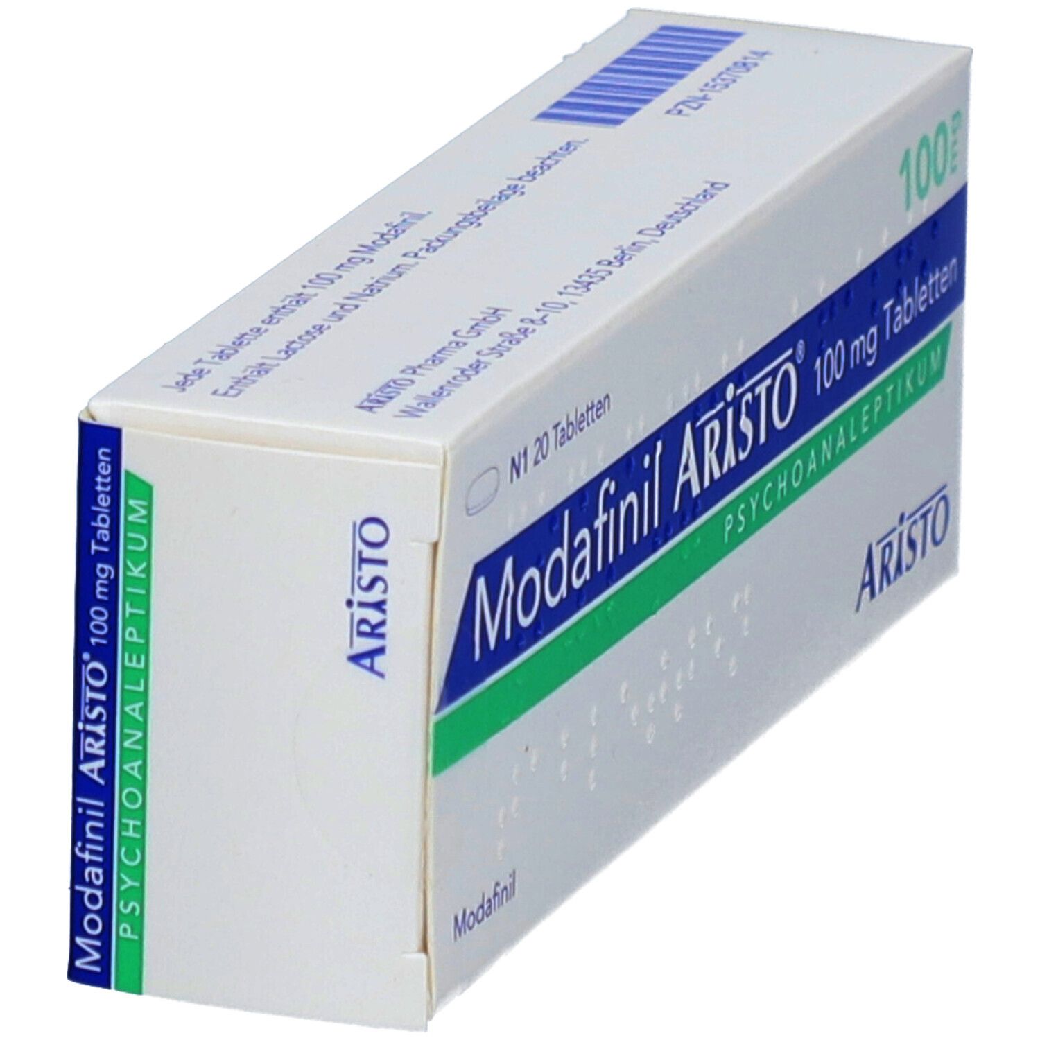 Modafinil Aristo 100 mg Tabletten 20 St