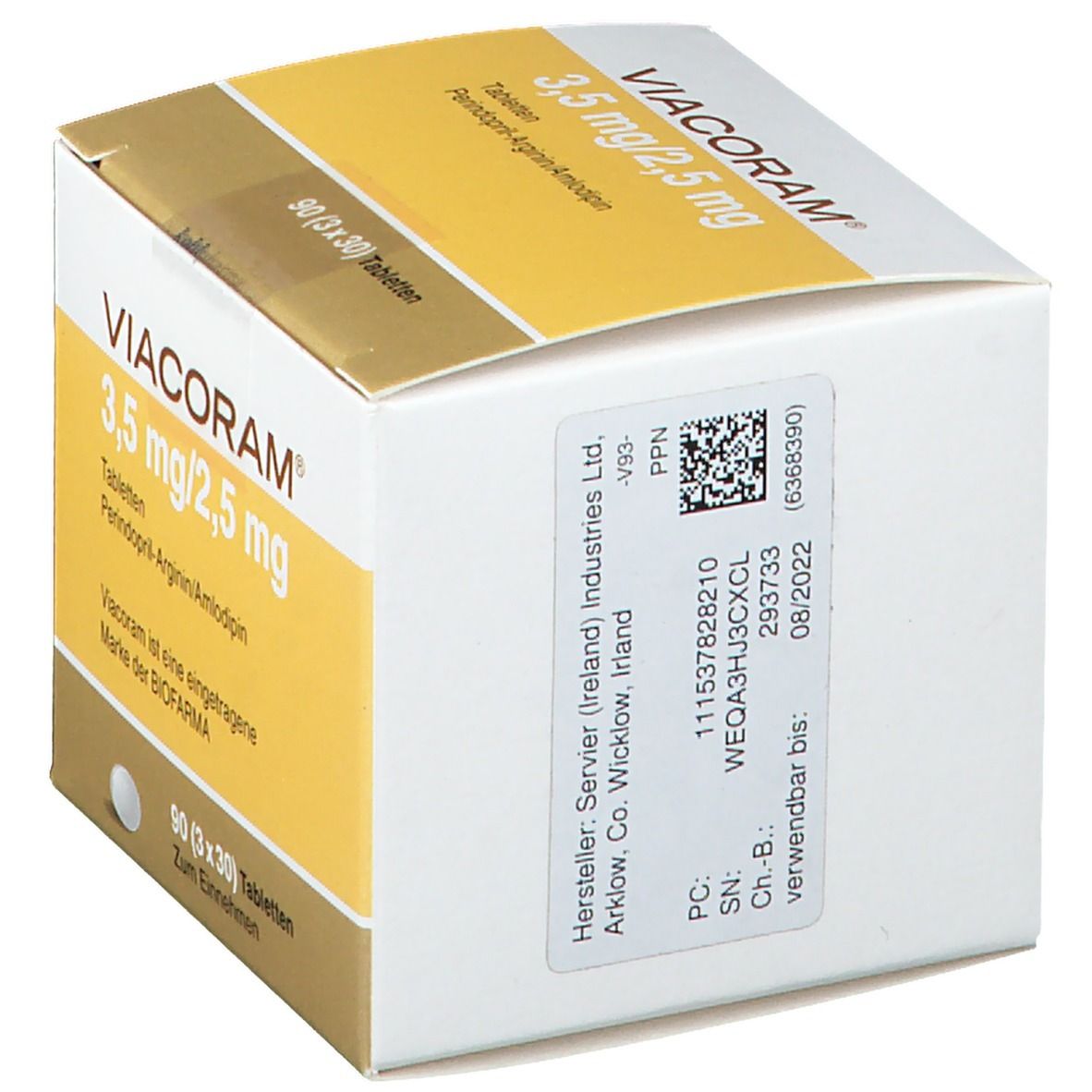 Viacoram 3,5 mg/2,5 mg Tabletten 90 St