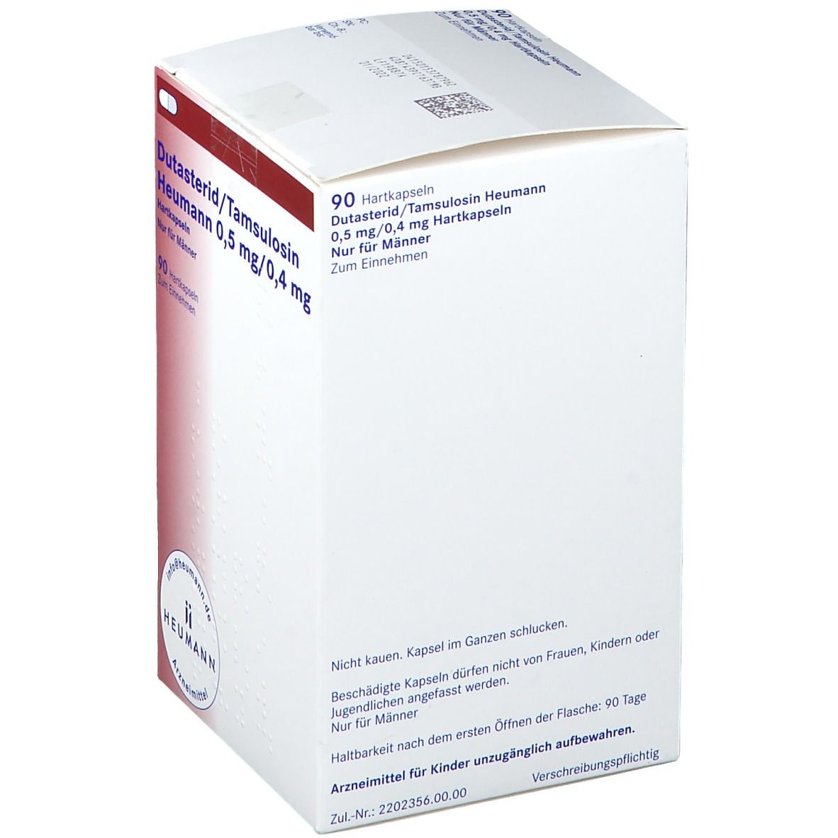 DUTASTERID/Tamsulosin Heumann 0,5 mg/0,4 mg Hartk. 90 St Hartkapseln