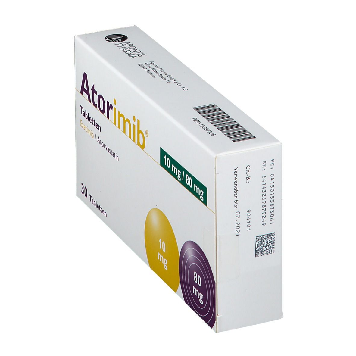 Atorimib 10 mg/80 mg Tabletten 30 St