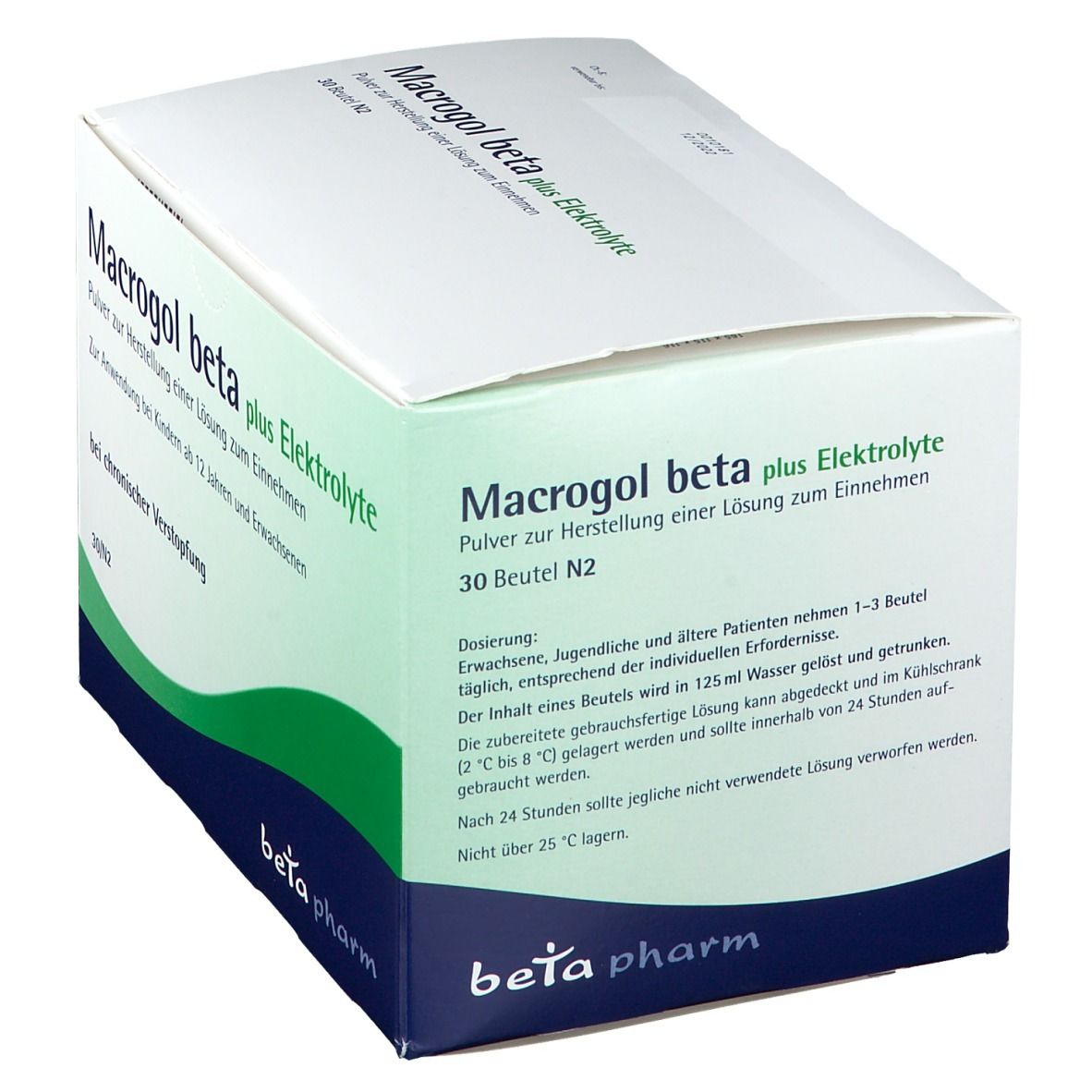 Macrogol beta plus Elektrolyte Pulver zur H.e.L.zum Einnehmen