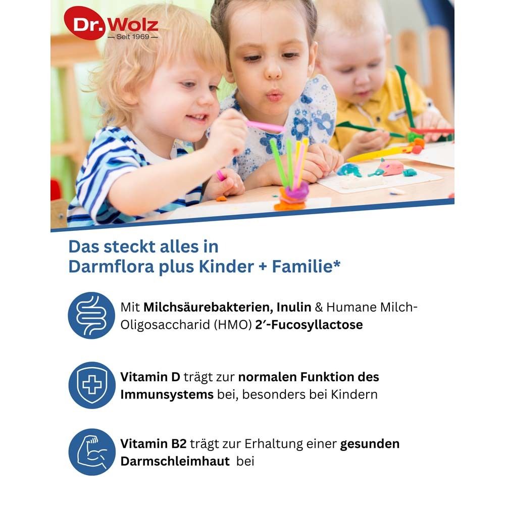 Dr. Wolz Darmflora plus® Kinder + Familie