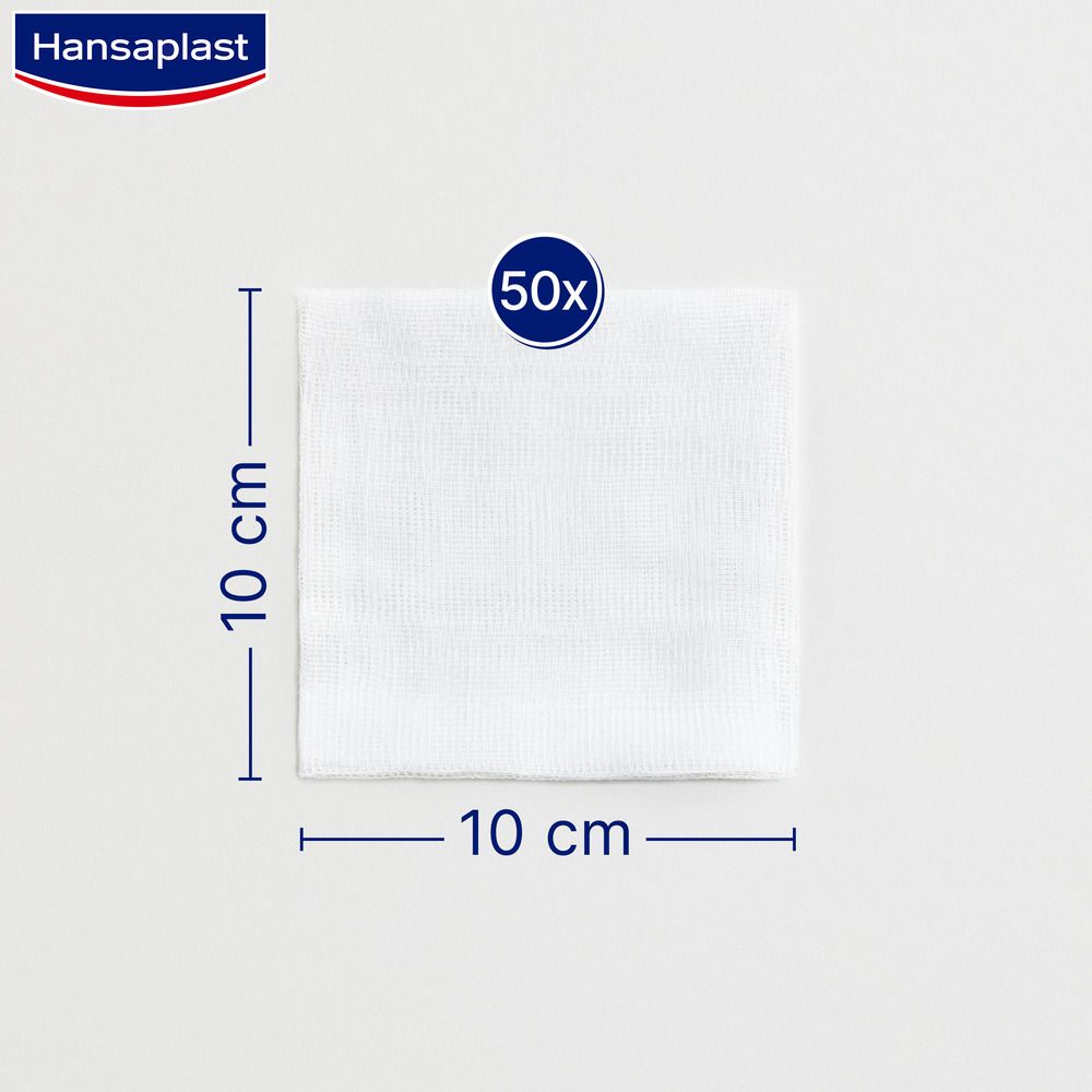 Hansaplast Kompressen steril 10 cm x 10 cm