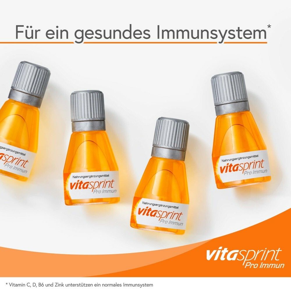 Vitasprint Pro Immun, Nahrungsergänzungsmittel mit Vitamin D, Vitamin C, 24 St.