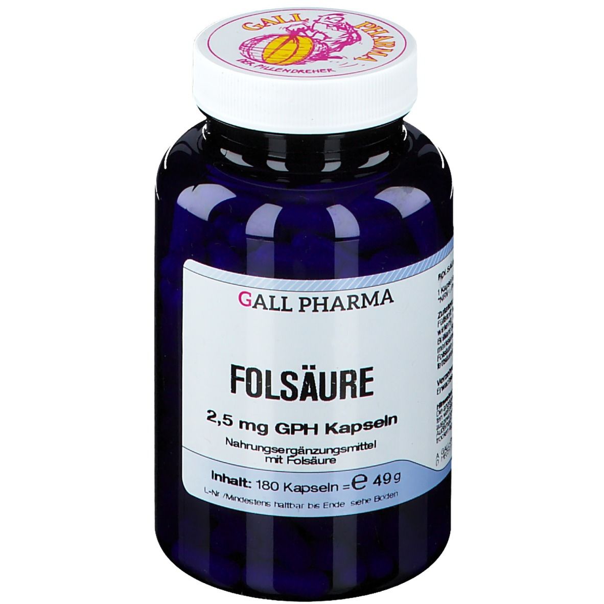 Folsäure 2,5 mg GPH Kapseln