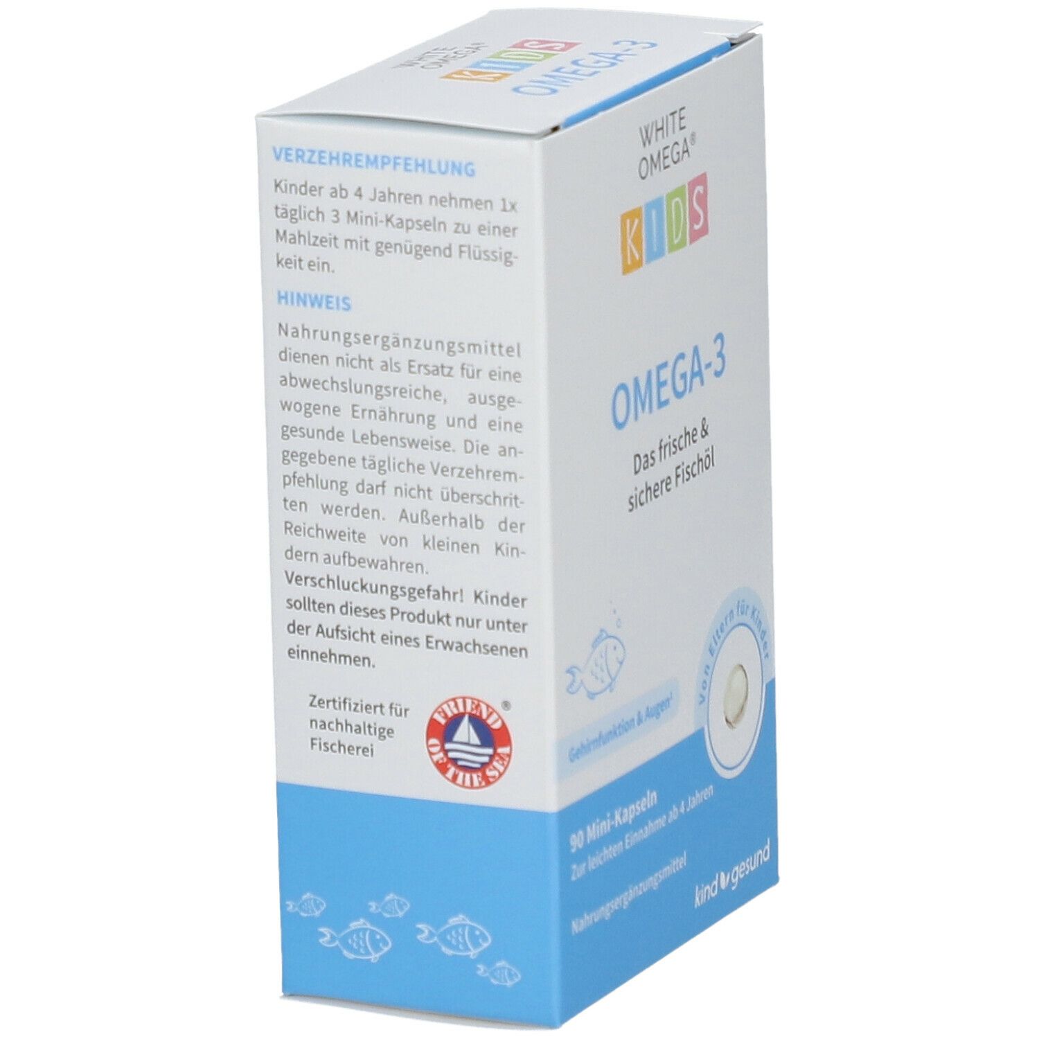 White Omega® KIDS – Capsules d'huile de poisson Pure Omega 3