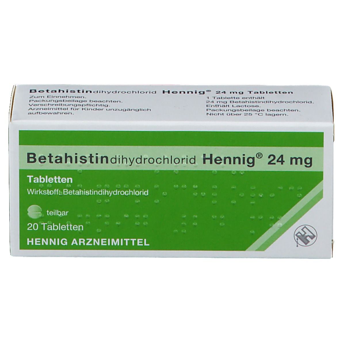 Betahistindihydrochlorid Hennig® 24 mg
