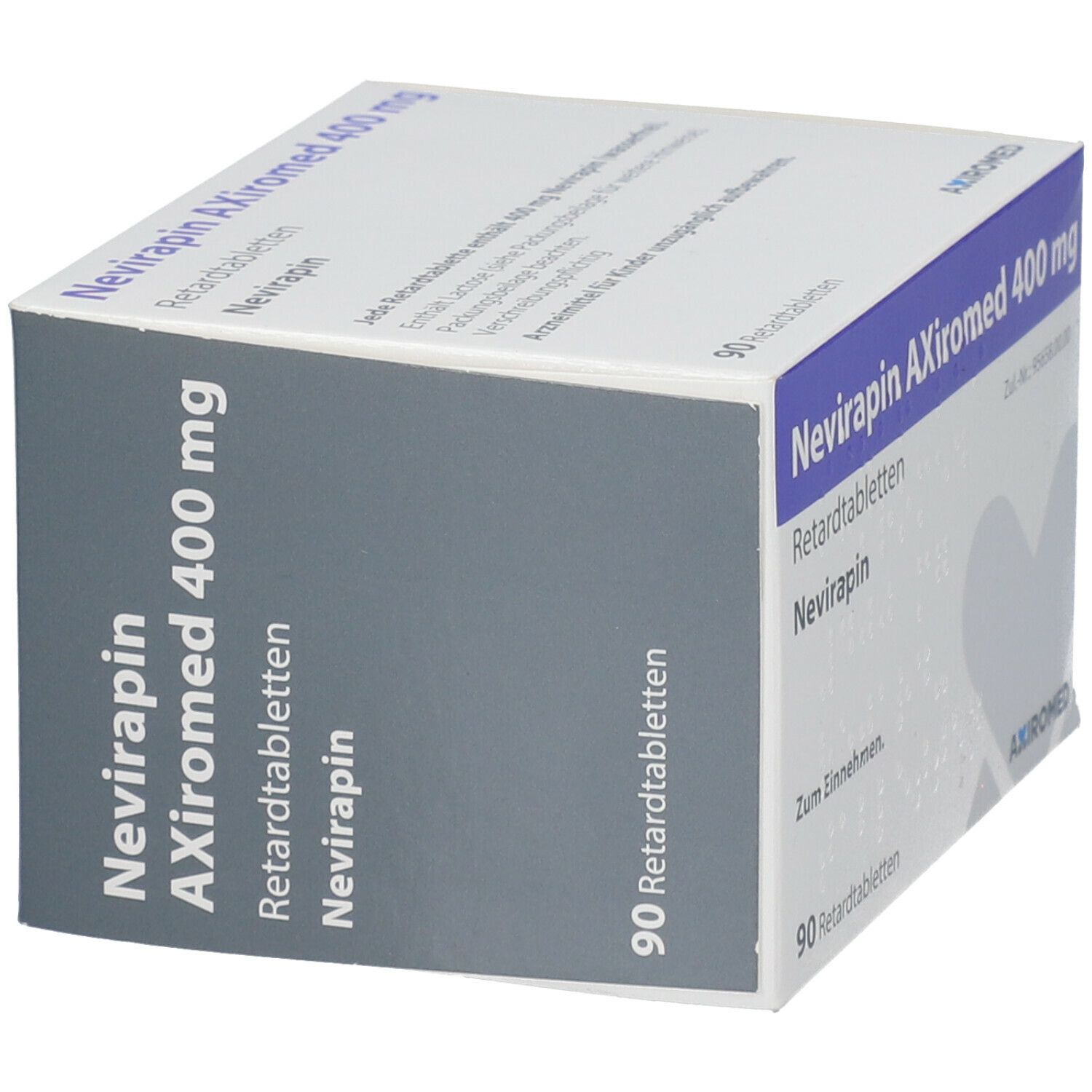 Nevirapin AXiromed 400 mg Retardtabletten 90 St Retard-Tabletten