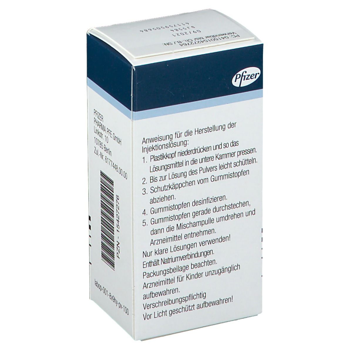 HYDROCORTISON Pfizer 100 mg sine