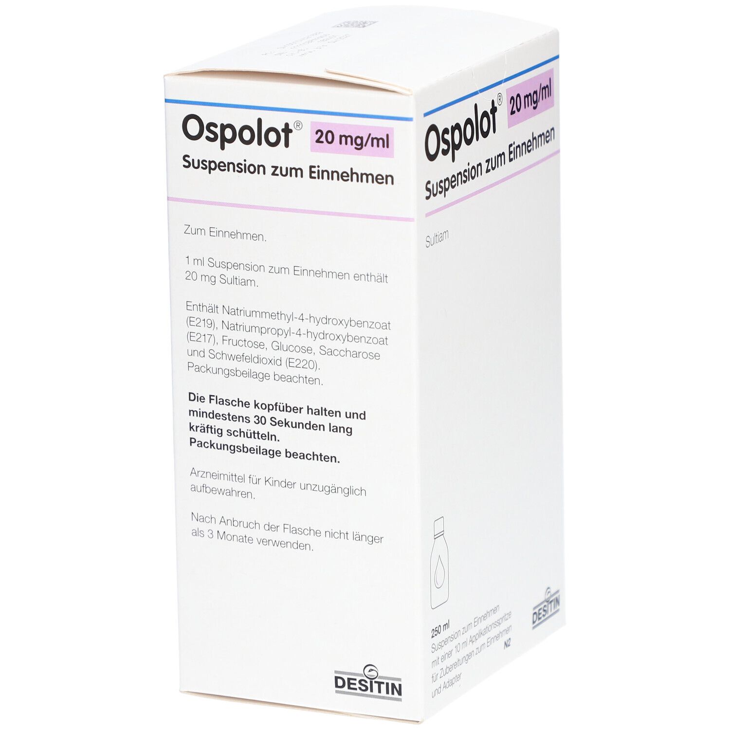 Ospolot 20 mg/ml Suspension zum Einnehmen 250 ml